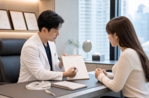 Breast lift consultation in Korea